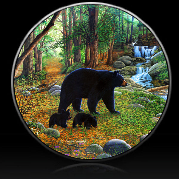 Bears with Cubs Forest Spare Tire Cover Michael Matherly©