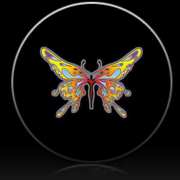 butterfly spare tire cover