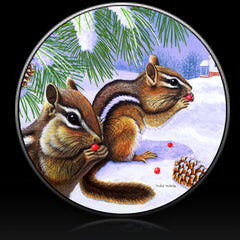 Chipmunks A Berry Good Day Spare Tire Cover Michael Matherly©-Custom made to your exact tire size