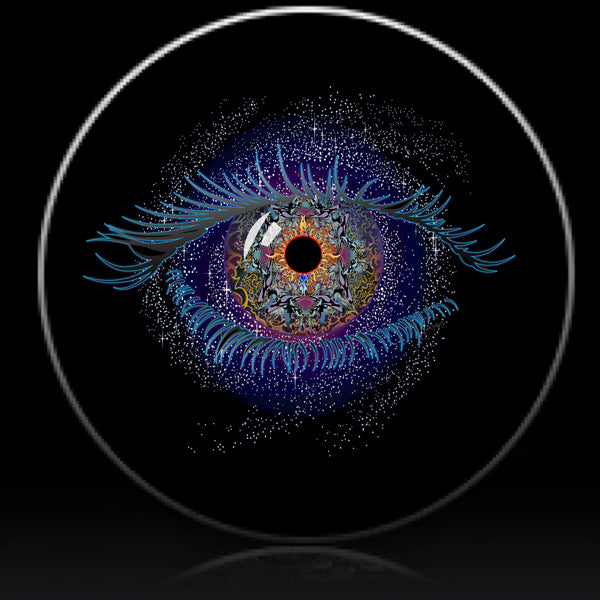 Cosmic eye spare tire cover