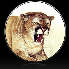 Cougar Wild Spare Tire Cover Michael Matherly©-Custom made to your exact tire size