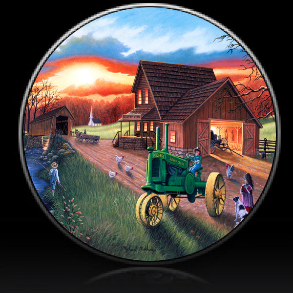Country living spare tire cover