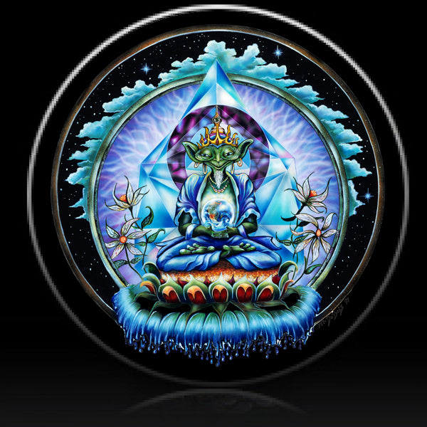 Crystal Buddah Spare Tire Cover Mike Dubois©-Custom made to your exact tire size