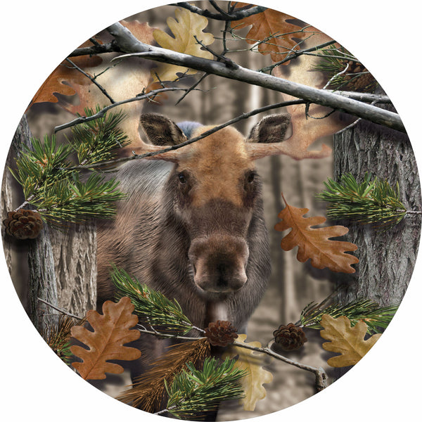 Moose Deep Woods Spare Tire Cover Charron©-Custom made to your exact tire size