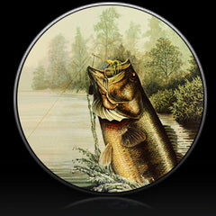 Fish Bass Spare Tire Cover Michael Matherly©-Custom made to your exact tire size