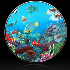 Fish wonders of the sea Spare Tire Cover Michael Matherly©-Custom made to your exact tire size