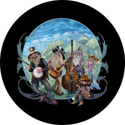 Gnome Bluegrass Spare Tire Cover Mike Dubois©-Custom made to your exact tire size