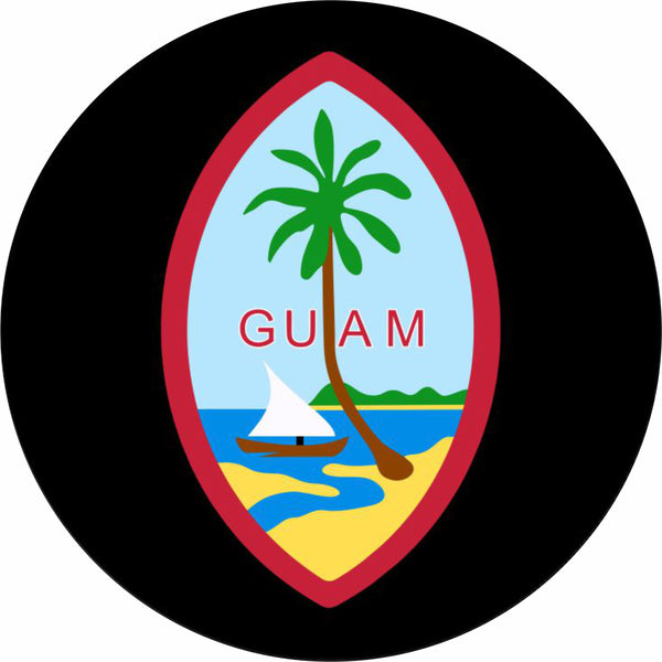 Guam Seal Color Spare Tire Cover-Custom made to your exact tire size