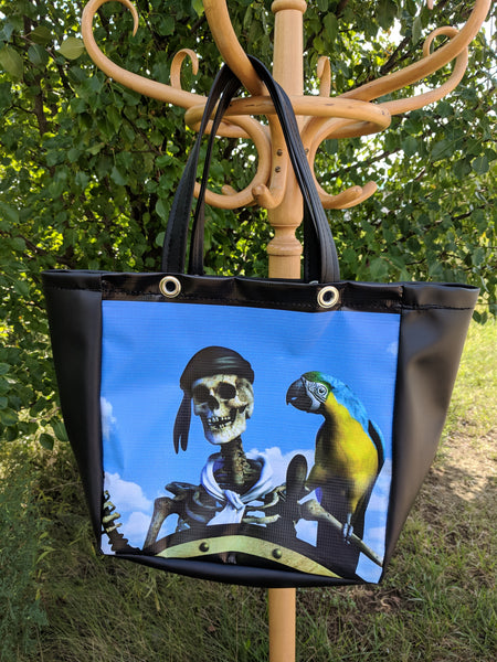 Pirate & Parrot tote bag