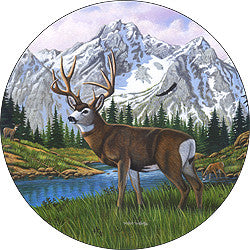 Deer In all his majesty Spare Tire Cover Michael Matherly©-Custom made to your exact tire size