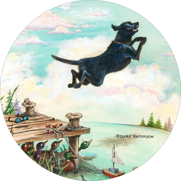 Dog Labrador Life Spare Tire Cover Gary Patterson©-Custom made to your exact tire size