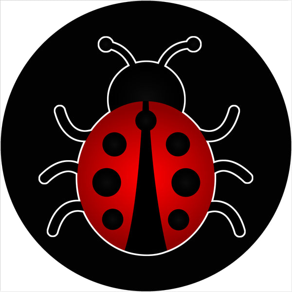 Ladybug Spare Tire Cover-Custom made to your exact tire size