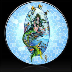 Mermaid Spare Tire Cover Mike Dubois©-custom made to your exact tire size