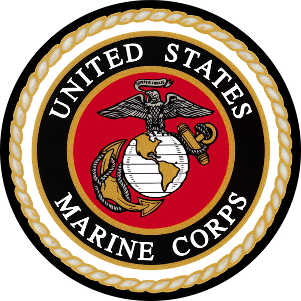 Marines Spare Tire Cover-Custom made to your exact tire size