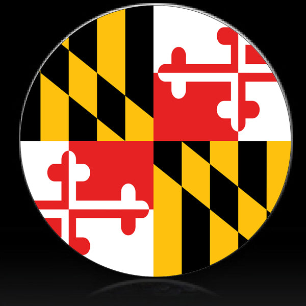Maryland flag spare tire cover