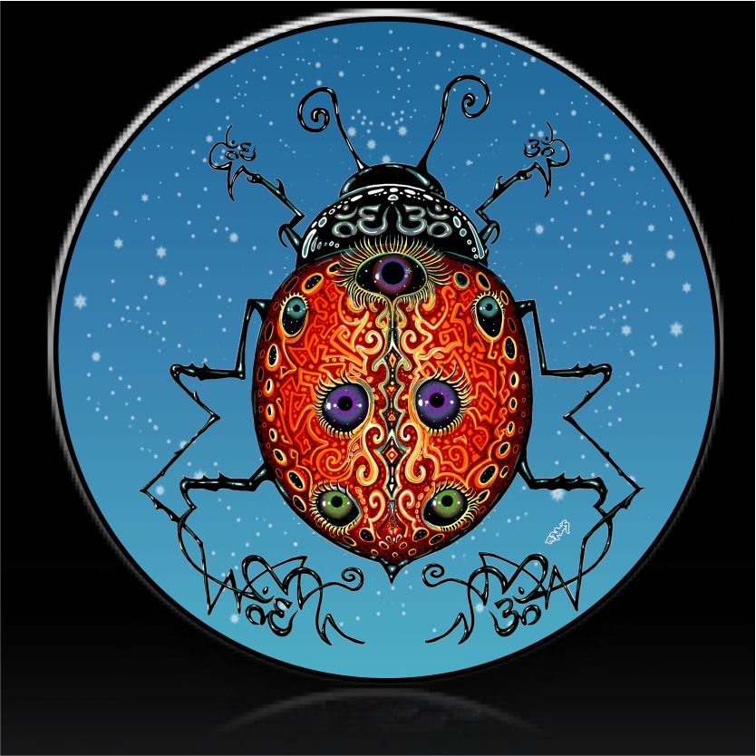Bug Yoga Spare Tire Cover Mike Dubois©-Custom made to your exact tire size