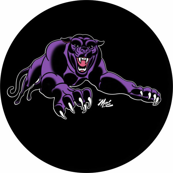 Panther Mascot Spare Tire Cover-Custom made to your exact tire size