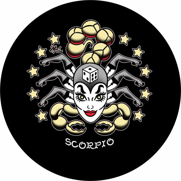 Scorpio Zodiac Sign Woman Spare Tire Cover-Custom made to your exact tire size