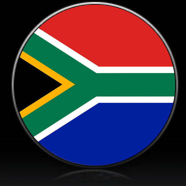 South Africa flag spare tire cover