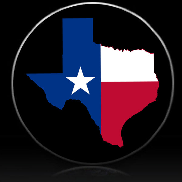 Texas flag spare tire cover
