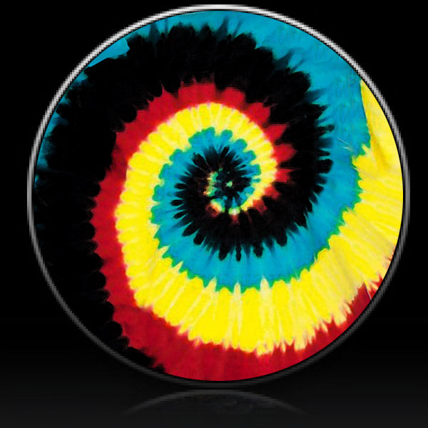 Tie dye with black spare tire cover