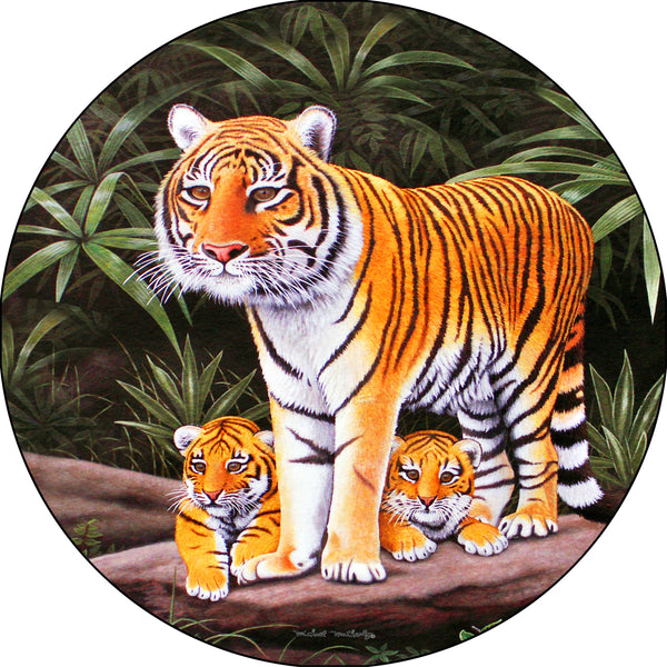 Tiger Maternal Watch Spare Tire Cover Michael Matherly©-Custom made to your exact tire size