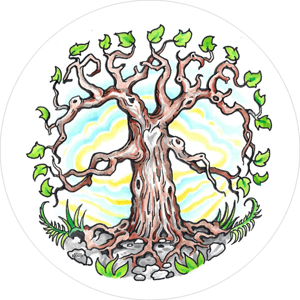 Tree Love Spare Tire Cover Tattoo Randy©-Custom made to your exact tire size