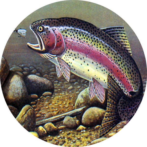 Trout Spare Tire Cover Michael Matherly©-Custom made to your exact tire size