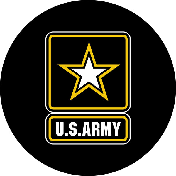 US Army Star Tire Cover-Custom made to your exact tire size