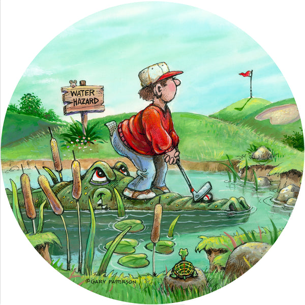 Golf Water Hazard Spare Tire Cover Gary Patterson©-Custom made to your exact tire size