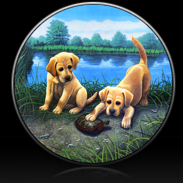 Dog What's Up Pup Spare Tire Cover Michael Matherly©-Custom made to your exact tire size
