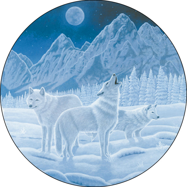 Wolf Guardians of the Night Spare Tire Cover Michael Matherly©-Custom made to your exact tire size
