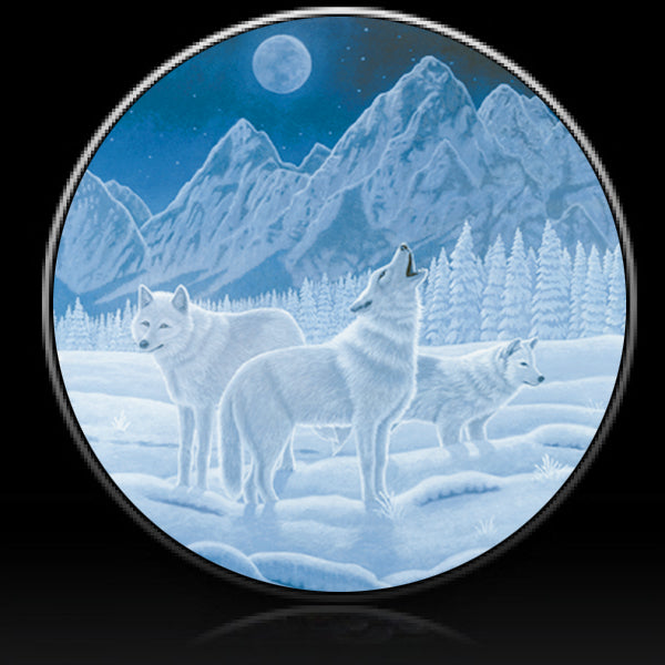 Wolf Guardians of the Night Spare Tire Cover Michael Matherly©-Custom made to your exact tire size