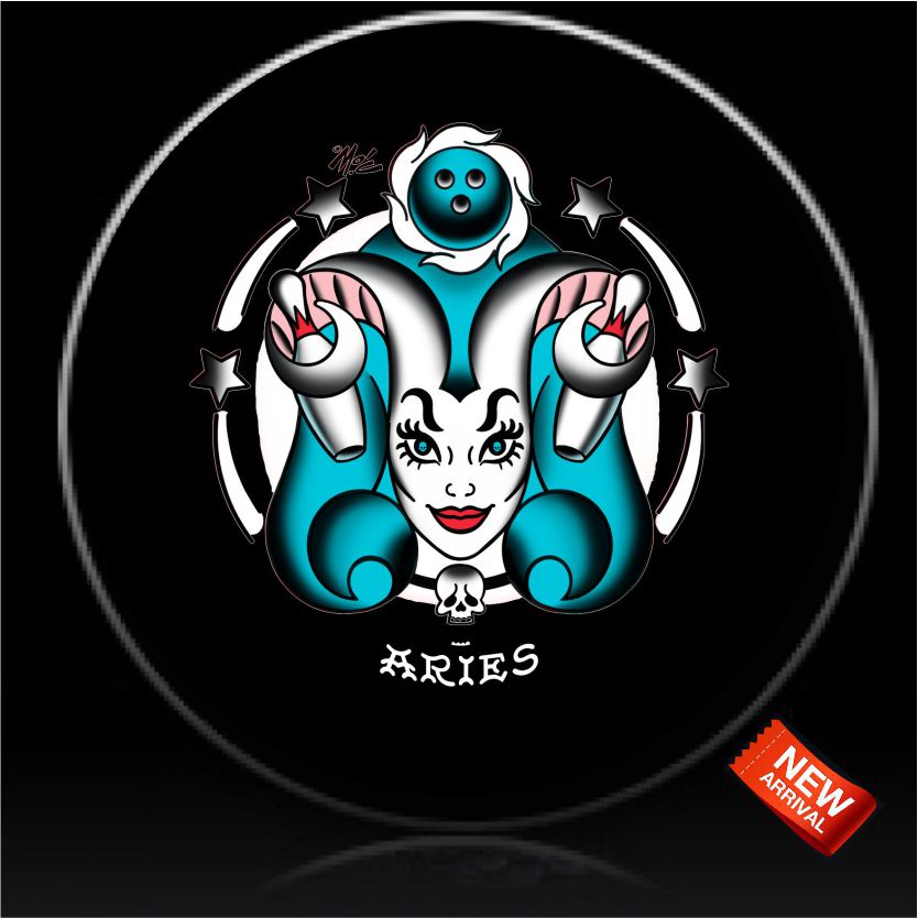 Aries woman zodiac sign spare tire cover