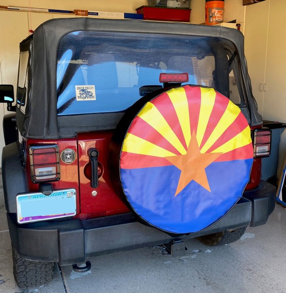 Arizona Spare Tire Cover-Custom made to your exact tire size