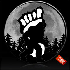 Sasquatch Bigfoot Moon Spare Tire Cover-Custom made to your exact tire size