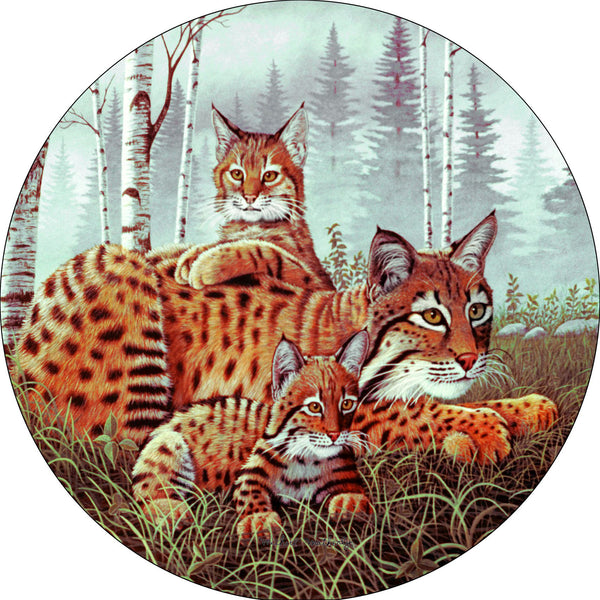 Bobcat and Cubs Spare Tire Cover Michael Matherly©-Custom made to your exact tire size