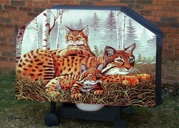 Bobcat and cubs bbq grill cover