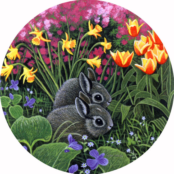 Bunny Rabbit Spare Tire Cover Michael Matherly©-Custom made to your exact tire size