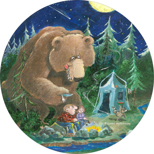 Bear Camper Appetizer Spare Tire Cover Gary Patterson©-Custom made to your exact tire size
