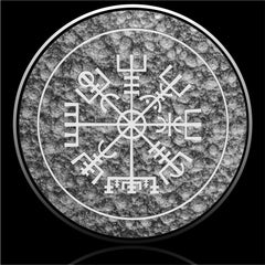 Compass Viking Symbols Spare Tire Cover-Custom made to your exact tire size