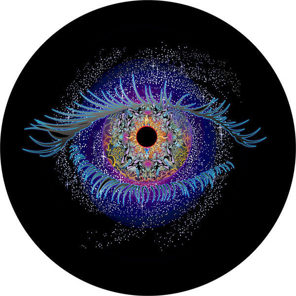 Cosmic Eye Spare Tire Cover Mike Dubois©-Custom made to your exact tire size