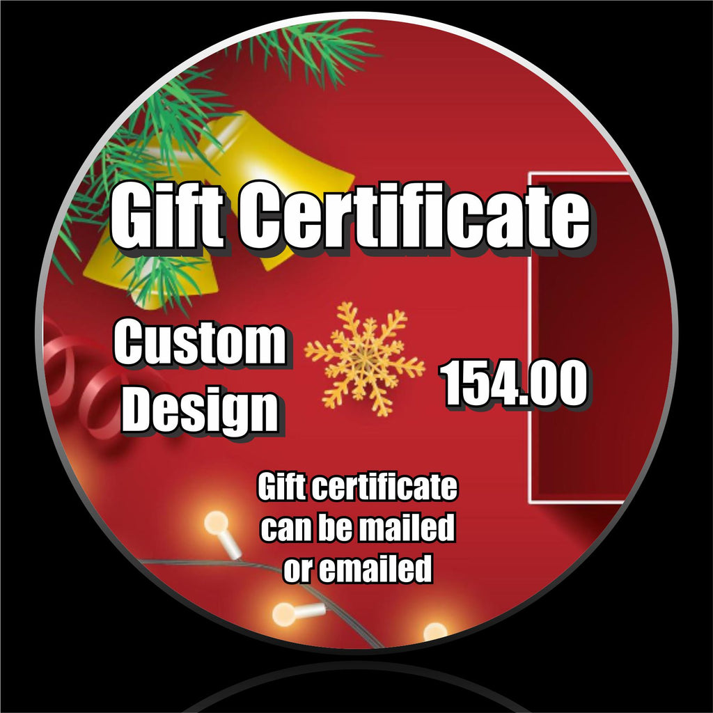 Custom gift certificate