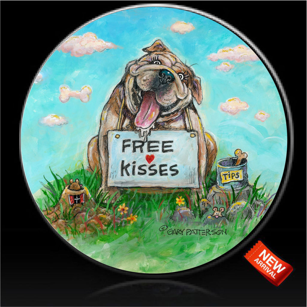 dog free kisses spare tire cover