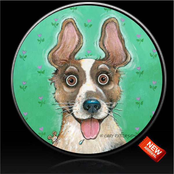 Dog surprise spare tire cover