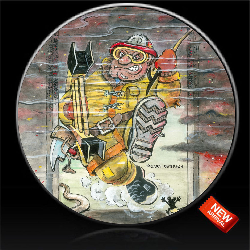 fireman first in rescue spare tire cover