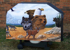 Gathering of the Spirits BBQ Grill Cover Custom Made For Any Size Grill