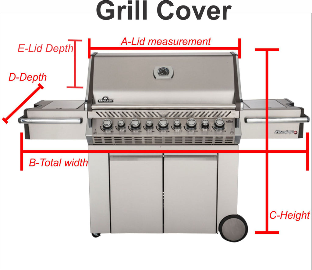 Bear & Cubs BBQ Grill Cover Custom Made For Any Size Grill
