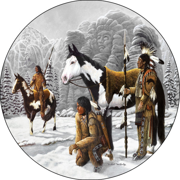 Horse Painted Journey Spare Tire Cover Michael Matherly©-Custom made to your exact tire size
