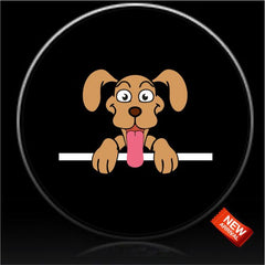 Dog "I wanna go" Spare Tire Cover-Custom made to your exact tire size
